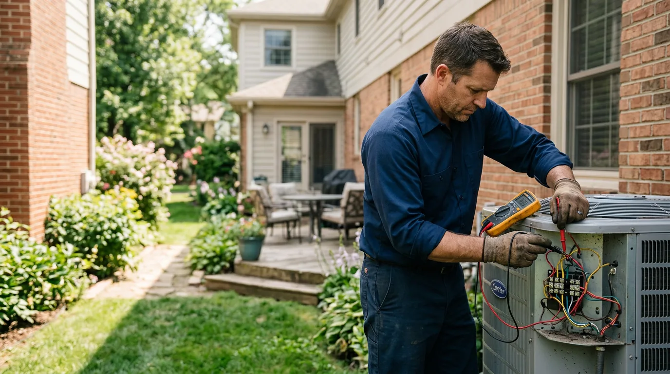 HVAC technician working near Cookstown, NJ